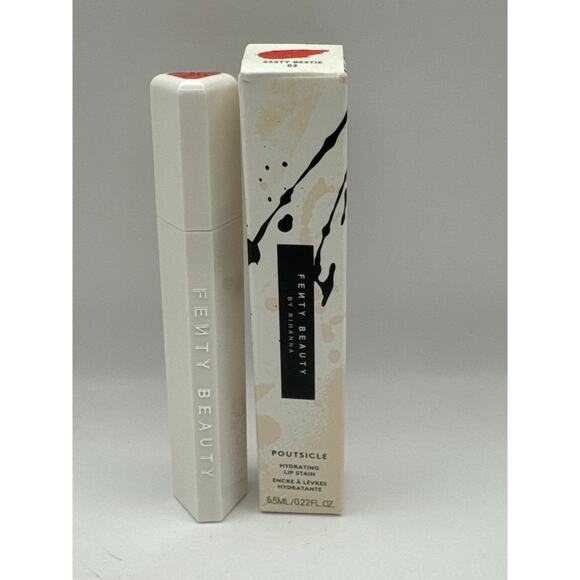 FENTY BEAUTY Poutsicle Hydrating Lip Stain in Zestie Bestie‎ (coral) BNIB - Picture 3 of 6